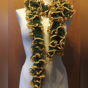 Go Pack Go! Green and Gold Scarf